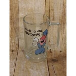 Drunk Graduate Beer Beer Mug Funky Big Head Foot Figure (shelf)